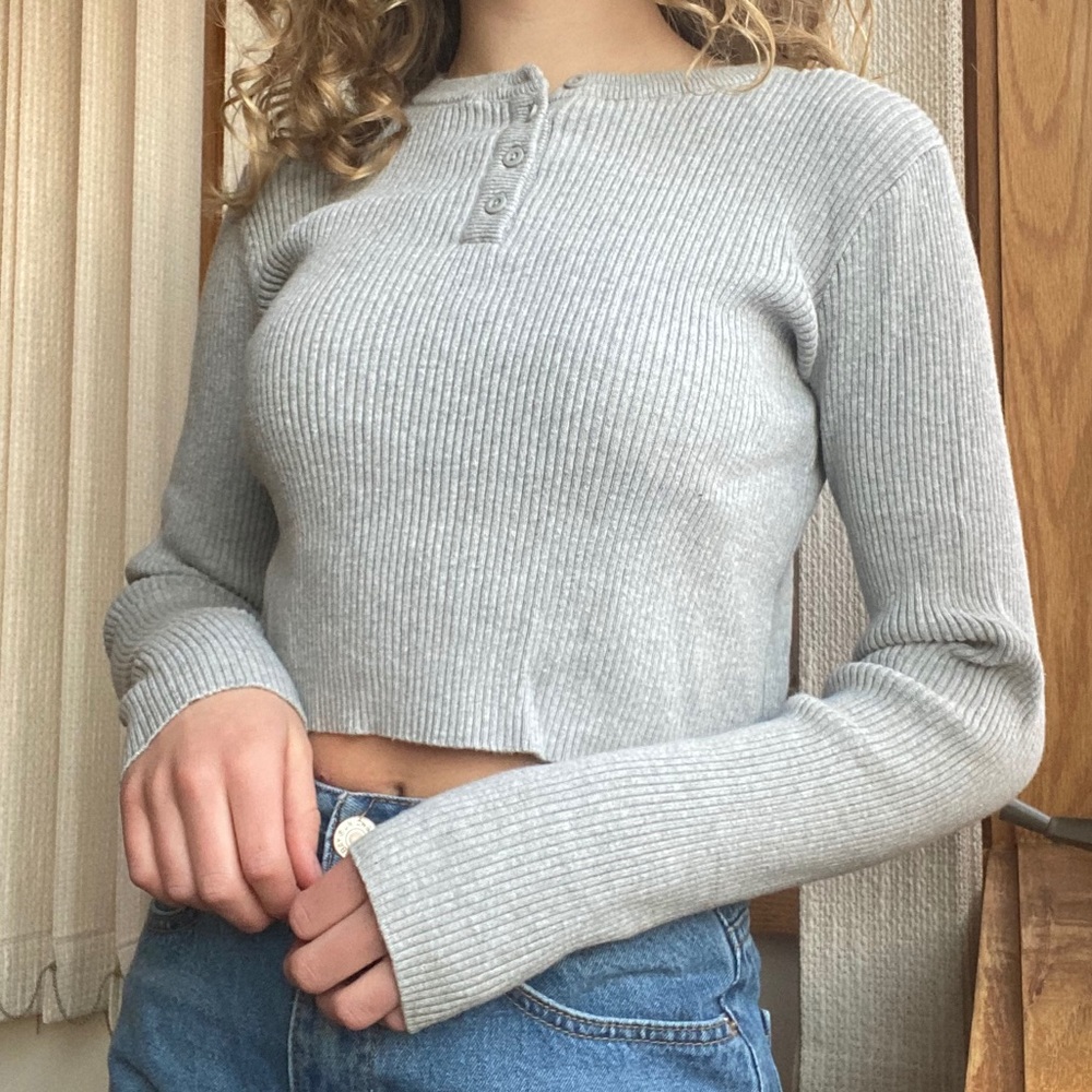 Brandy Melville grey long sleeve.